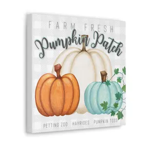 Farm Fresh Pumpkin Patch | Stretched Canvas