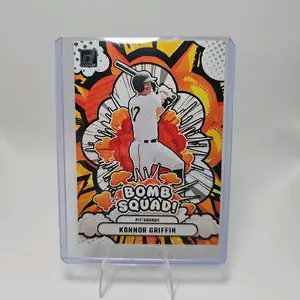 2025 Donruss Bomb Squad Konnor Griffin Insert #3 Pittsburgh Pirates Top Prospect Rookie Card