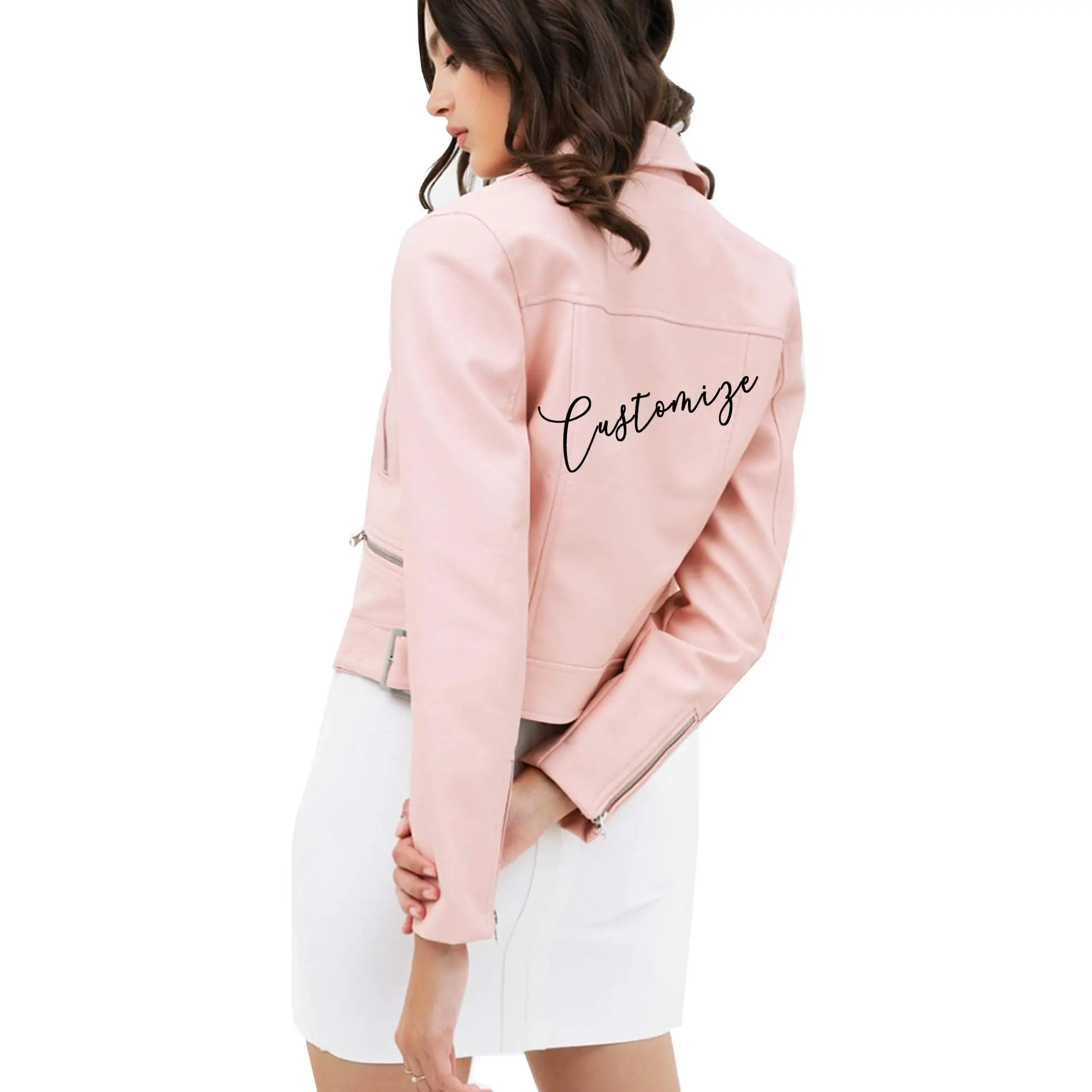 khy cropped leather jacket - TikTok Shop