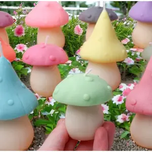 C18- Mystery Mushroom Pastel Soy Candle