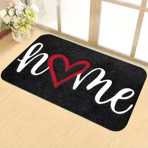 Cross-Border Creative PVC, Thick Flannel Door Mat, Soft And Comfortable, Machine Washable, Suitable for Entryways, Bathrooms, Laundry Rooms, Sink Areas, Dining Areas, Bedroom Carpets, Easy to Clean, Durable, Decorative, Beautiful Rooms, Non-Slip