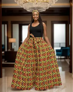 Sharon's Ankara Palazzo Pants With Pockets