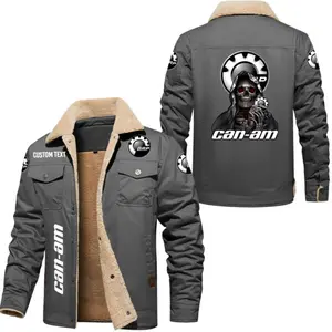Can Am Skull 2 B16Cargo Fleece Lined Cotton Jacket
