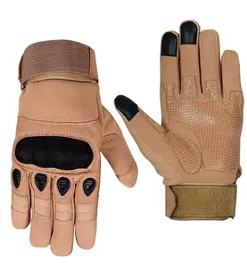 Motorcycle Gloves for Men, Touchscreen Cycling Gloves for Outdoor Sport (Tac-Tan)