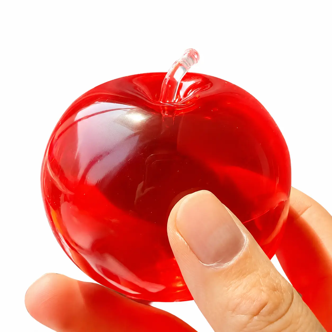 6cm vaseline apple Squishy  & Strawberry Squishy - Moldable Non-Rebound Stress Relief Squeeze Stressball for Party Gifts