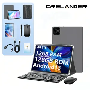 CRELANDER T40 Tablet PC 10.1 Inch IPS Screen Octa Core 12GB+128GB Dual