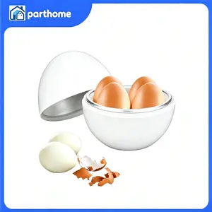 Egg Pod Microwave Oven Cooker H15CM Perfectly Cooks Hard Boiled Eggs Detaches Shell Kitchen Utensils