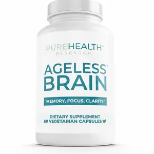 PureHealth Ageless Brain 60 Capsules – Herbal Cognitive Support Supplement