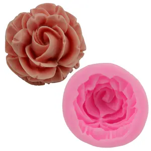 3D Rose Cake Mold, Silicone Flower Mould for Baking, Flower Shapes, Various Types of Floral Fondant Cake Decoration Tools, Kitchen Accessories, Craft, Molding