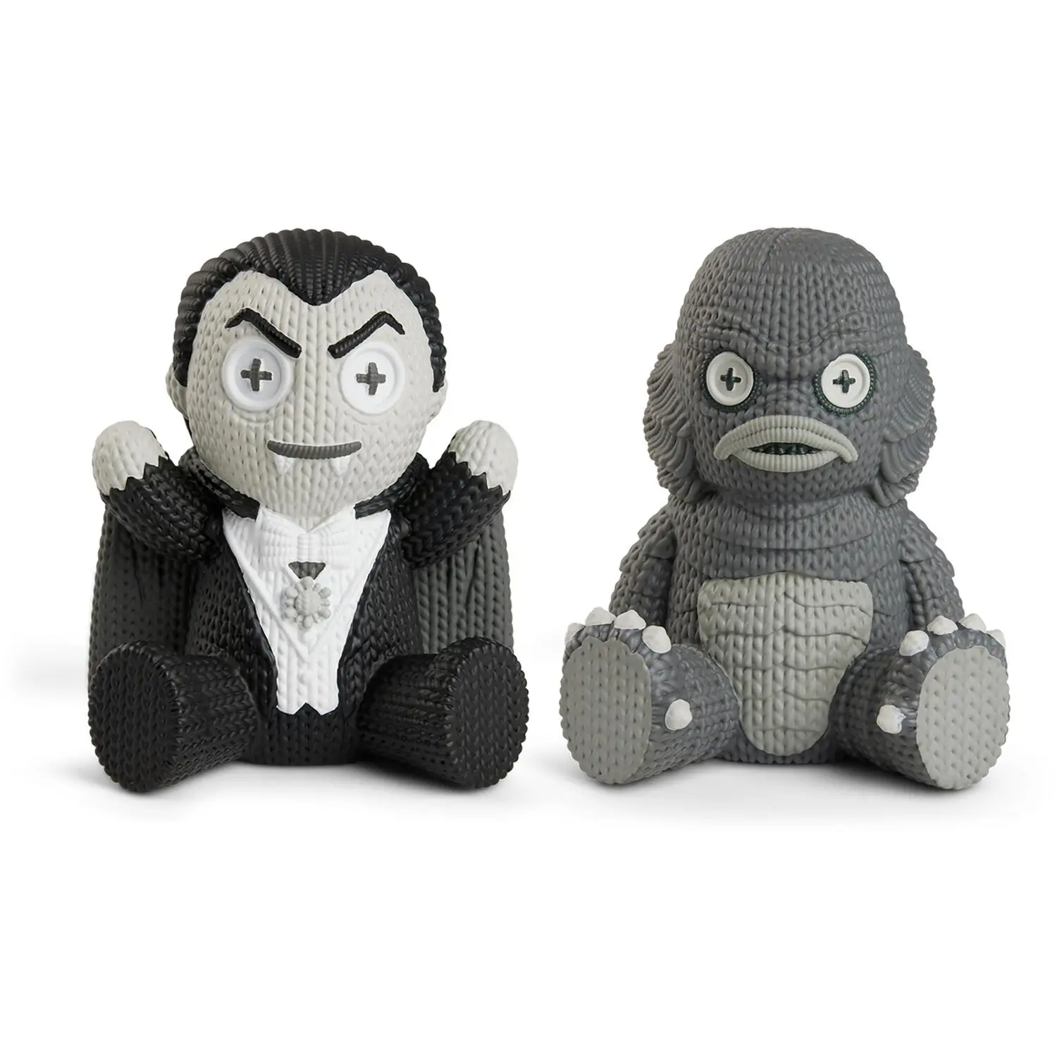 Universal Monsters - Creature & Dracula 2-Pack Vinyl Figure – Handmade by Robots  [COLLECTIBLES] Vinyl Figure, Collectible