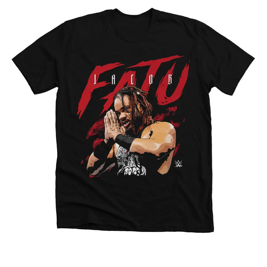 Jacob Fatu Shirt - Superstars WWE Men's Cotton T-Shirt
