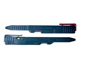 EDC Slide Action Pen (Black, Red, and Gold) G2 Pen Refills Ideal for Everyday Carry Smooth Writing & Color Scheme Options