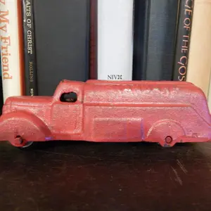 Cast Iron Figurine - Standard Oil Tank Truck Toy Red
