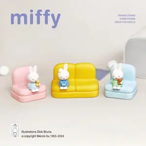 Original Miffy Phone Sofa Stand Series Blind box 2nd Cartoon Cute Doll Figurine Kawaii Decorative Ornament Gift Toy