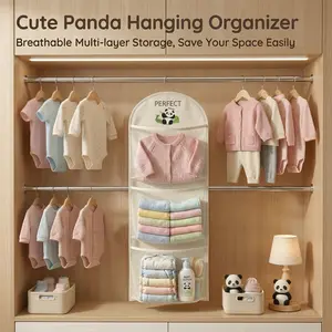 3-Tier Hanging Closet Organizer | Ultimate Space-Saving Mesh Bag for Underwear & Bras | Dorm Essential