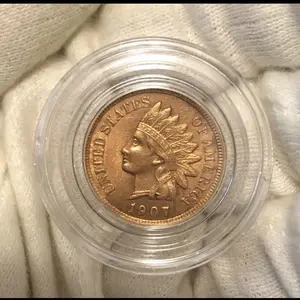 1907 Indianhead Cent. Uncirculated condition