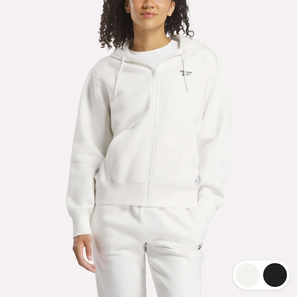 Reebok Women's Small Vector Full Zip Sweatshirt