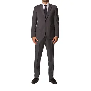 JB Britches Wool-Poly Stretch Suit - Charcoal