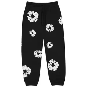 Denim Tears The Cotton Wreath Sweatpants Black