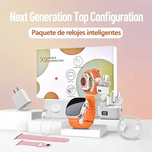All-in-1 Smart Watch Gift Set - Touch Screen, Bluetooth, Multiple Sports Modes, APP Alerts, Call & Message Reminders, Fast Charging, iPhone & Android Compatible Smart Bracelet Package