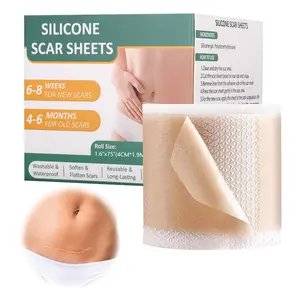 1.5m Roll Silicone Scar Repair Tape, Stretch Mark Removal Patch, Waterproof Breathable Scar Sheet, Soft & Gentle For Sensitive Skin & All Skin Types