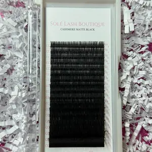 Classic 0.18 CC 16-rows 8mm-17mm Mix Cashmere Matte Black Lash Tray’s