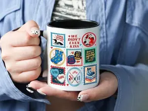 [Sale Up To 50%] Heated Rivalry Connor & Ilya Mug, Hockey Romance Fan Mug, Hollander Rozanov Love Mug, We Didn't Even Kiss, 11oz ceramic accent mug