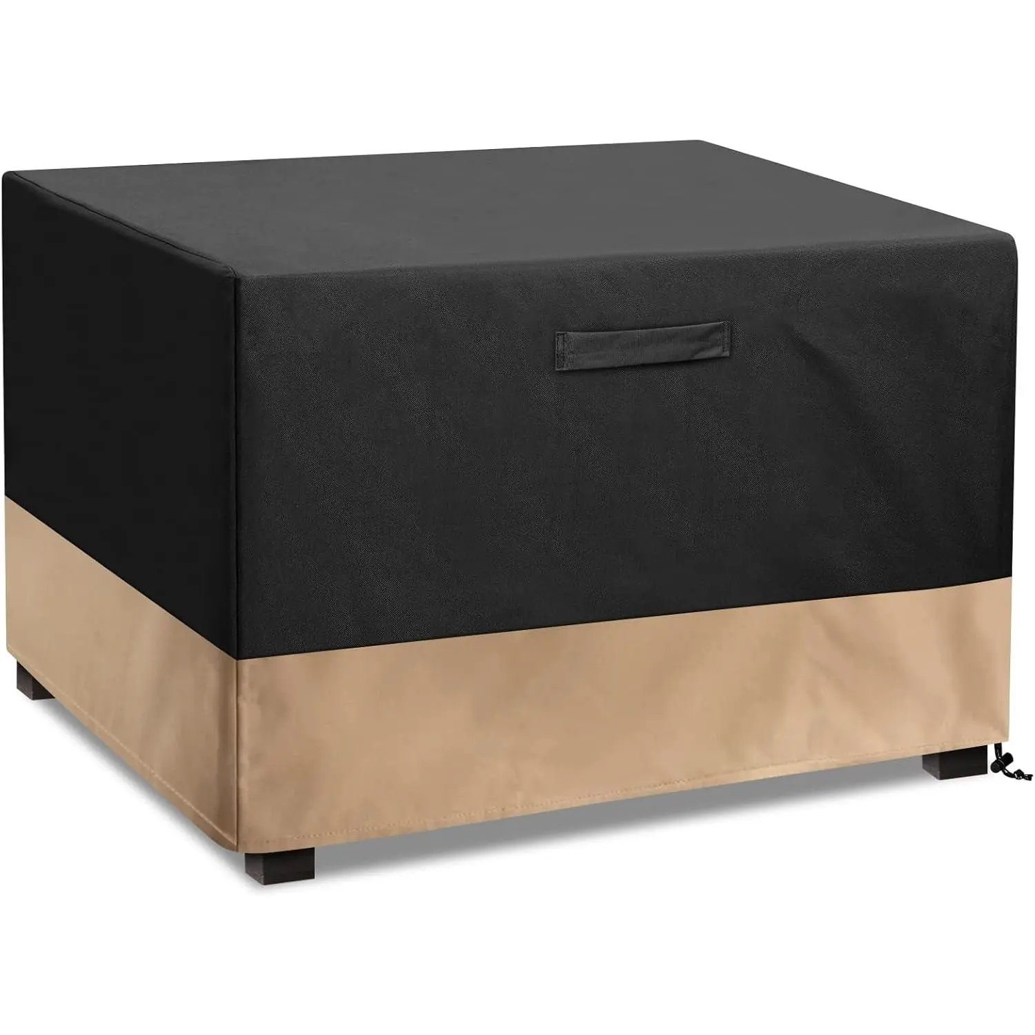 42-Inch Square Fire Pit Cover,  Patio Cover for Outdoor Fire Pit Table, Fire Bowl, Patio Furniture, , Black