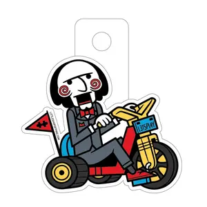 Let's Play Jigsaw Sticker - Vinyl Artwork with Character Design, Ideal for Decorative Use