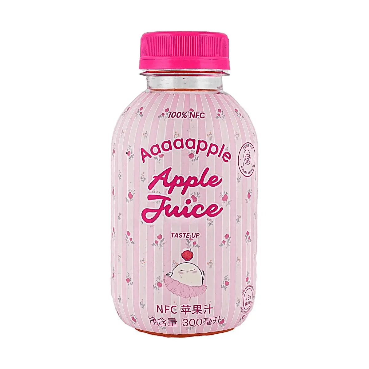 Aaaaapple 100% Fuji Apple Juice 300ml - Pure Red Fuji Apple, Low Calorie, Zero Fat, No Added Sugar