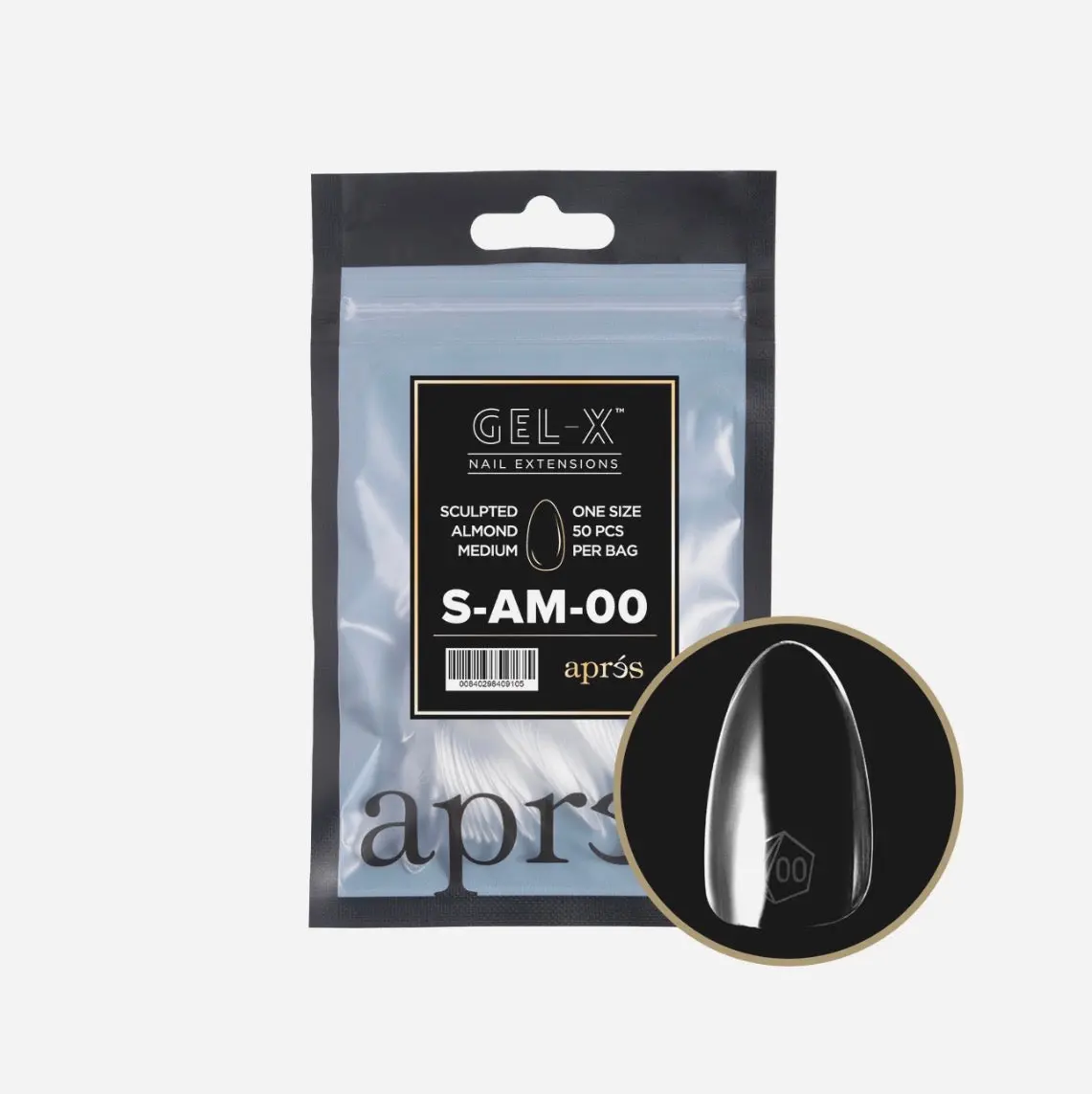 Apres GEL-X® Sculpted Almond Medium Nail Refill Pouch, Manicure Accessory for Nail Care & Beauty Personal Care, Nail Art, Almond Nail Shape Inspiration