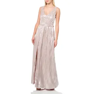 Eliza J V-Neck A-line Pleated Evening Dress EJ2M9578