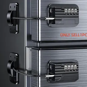 Upgraded Refrigerator Combination Locks- Changeable Password Fridge Locks for ,  and ,  &  Proofing Safety Door Lock for Cabinet and Drawers Windows(Black-2 Pack)