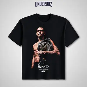 UFC Men's Short-Sleeve Fighters Collection T-Shirt, MMA Fan Champions Sports Shirt, Unisex Soft Cotton Streetwear Tee, Vintage Casual Style For UFC Fan, Fashion Short Sleeve Menswear Crewneck Top
