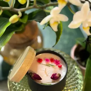 Red cherry candle