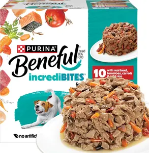 Small Breed Wet Dog Food Variety Pack, IncrediBites With Real Beef, Chicken and Salmon - (Pack of 30) 3 Oz. Cans