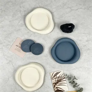 Silicone Cloud Shaped Coaster, 1 PCS Modern Irregular Design Heat Resistant Mug Mat, Cup Coasters, Non-slip Washable Coasters for Drinks for Home and Office, Kitchen Coasters,gifts for family and friends, Coffee Table Mat, Coasters for drinks