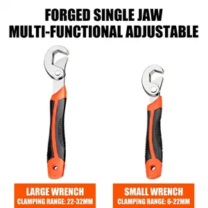 Upgraded Forging Adjustable Multi-Function Monkey Wrench, Multifunctional Wrench, Diverse Applications, Ideal for Precision Tasks, Enhanced Durability