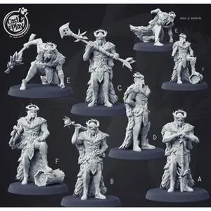 3D Printed Cast n Play Fairy King Set 28mm 32mm D&D