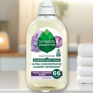 Seventh Generation Easydose Laundry Detergent 23.1fl oz - Ultra Concentrated, Lavender Scent, 66 Loads, HE Compatible, Eco-Friendly