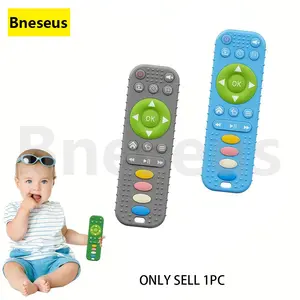 Remote Control Shaped Baby Teether, 1 Count Soft Chewable Baby Soothing Teether, Baby Teething Relief Toys, Sensory Teether for Daily Use