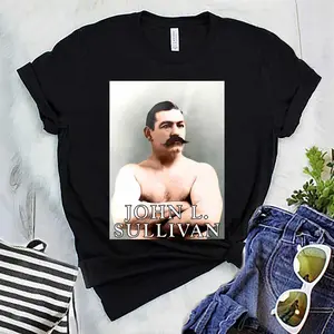 John L. Sullivan - Heavyweight Champion- Boxing Legend Colorized T-Shirt
