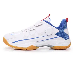 Lightweight Non-Slip Badminton Shoes for Men & Women Wear-Resistant Rotating Button Design