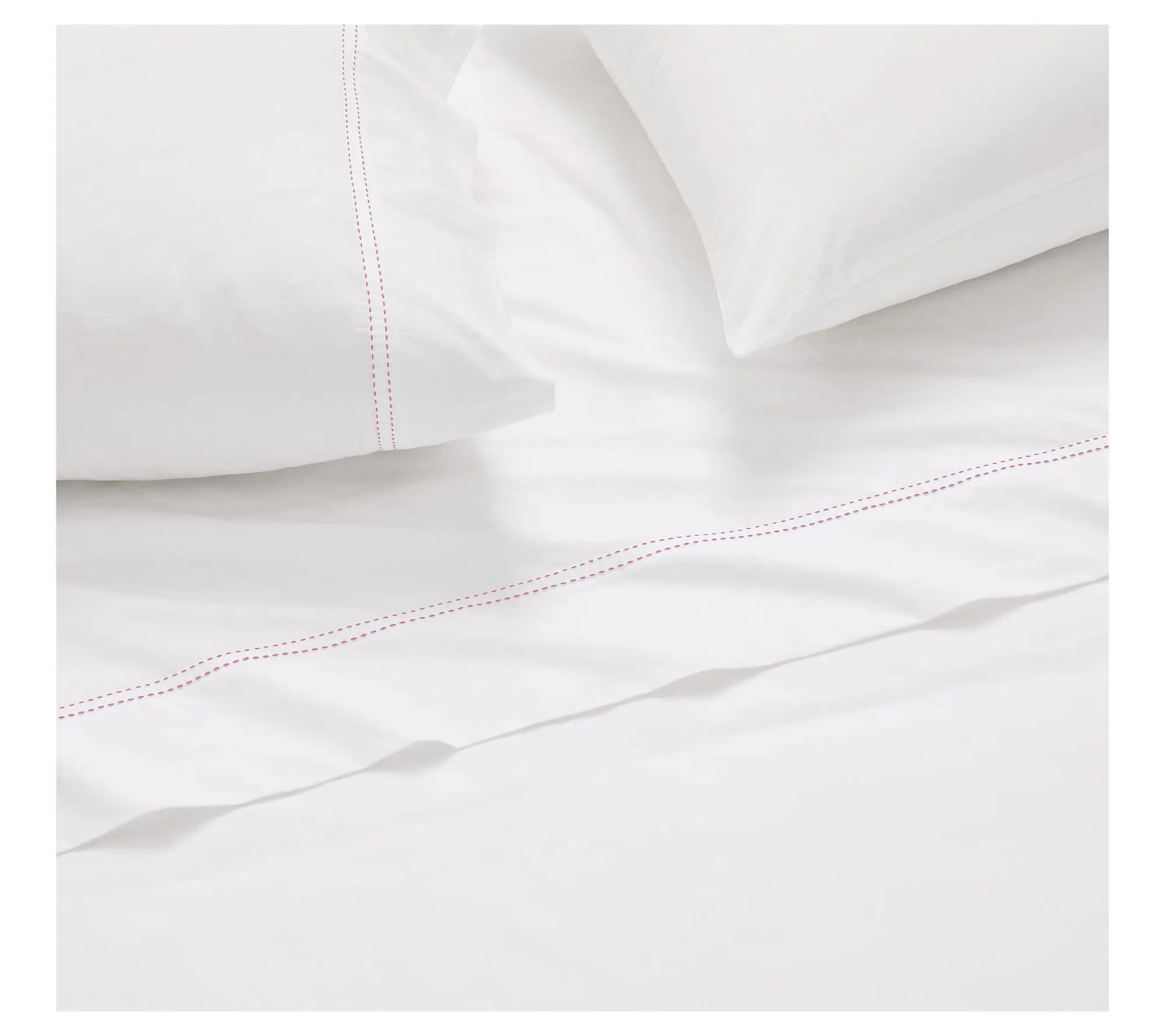 SCOUT Pick Stitch Cotton Percale Twin XL Sheet Set