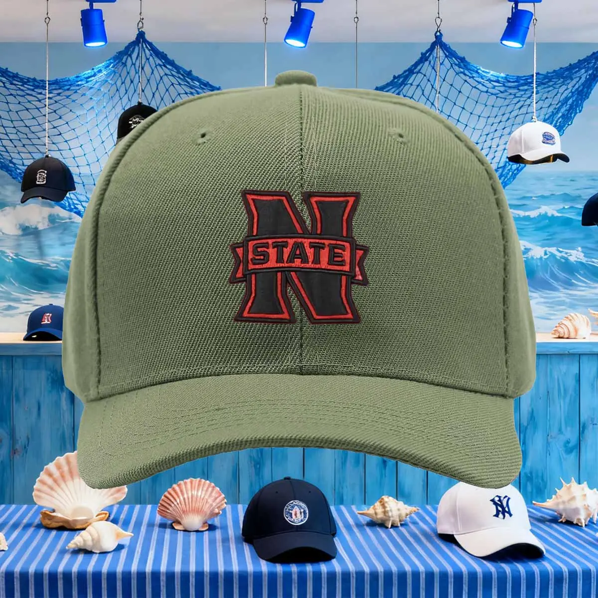Northwestern Oklahoma State Rangers Flex Fit Large   Hat Cap Retro Fun Truck Driver Baseball Hat