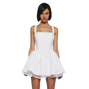 Magic Moves Corset Dress - White