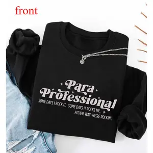 Paraprofessional Short Sleeve Sweatshirt , Para Teacher Assistant Sweatshirt , Teacher Aide , Chaos Coordinator Sweatshirt