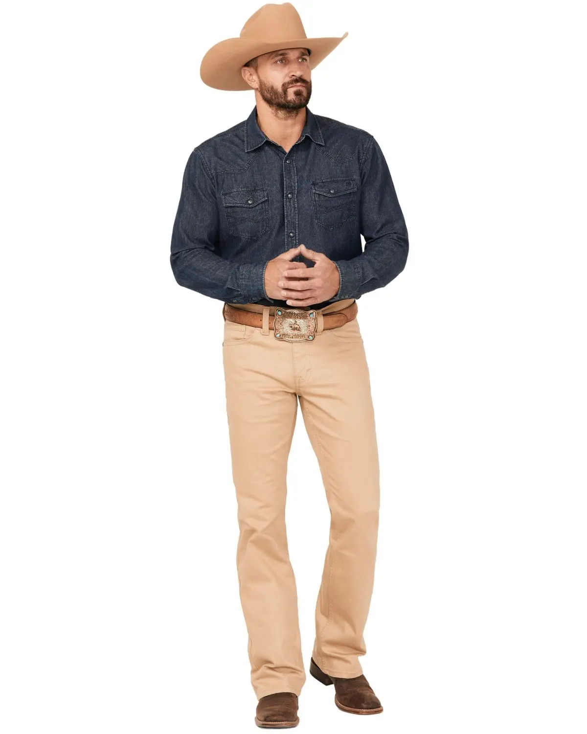 Cody James Men's Men'S Dalton Wash Wyatt Slim Bootcut Stretch Denim Jeans - Cjho24j3-Tan