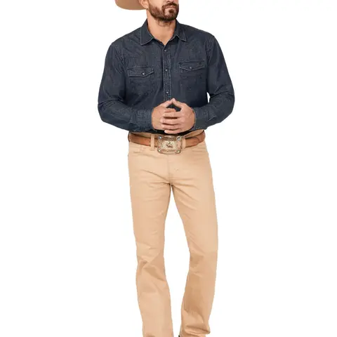 Cody James Men's Men'S Dalton Wash Wyatt Slim Bootcut Stretch Denim Jeans - Cjho24j3-Tan