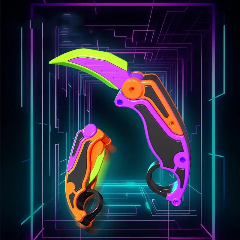 3D Claw Fidget Knife Toy Anxiety and Stress Relief Toys Plastic Gravity Toy